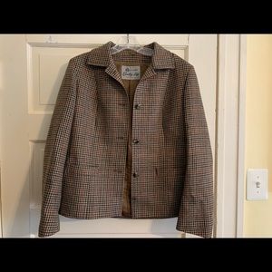 Scottish woven wool blazer, size 12